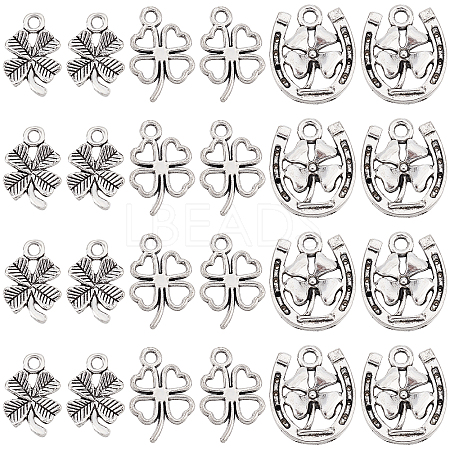 150Pcs 3 Style Tibetan Style Alloy Pendants FIND-SC0003-72-1