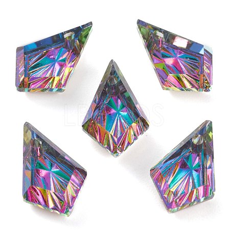 Embossed Glass Rhinestone Pendants GLAA-J101-01A-001VO-1
