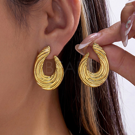 304 Stainless Steel Stud Earrings for Women WGFBDF7-02-1