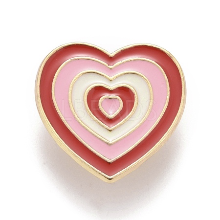 Heart Enamel Pin JEWB-E014-01G-01-1