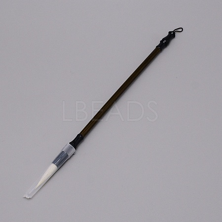 Wooden Chinese Calligraphy Drawing Brush Pen TOOL-WH0132-70A-1