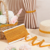Polyester Metallic Braided Lace Trim OCOR-WH0074-92G-4