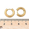 Ion Plating(IP) 304 Stainless Steel Hoop Earrings X-EJEW-F111-14mm-G-3