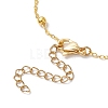 Brass Flat Oval Cable Chain Bracelets BJEW-JB11602-01-4