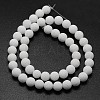 Natural White Jade Beads Strands X-G-D695-8mm-2