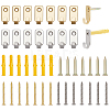 20 Sets 2 Colors 304 Stainless Steel Hook Hangers FIND-CP0001-16-1