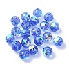 AB Color Plated Glass Beads EGLA-P059-02B-AB19-1