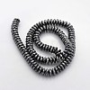 Electroplate Non-magnetic Synthetic Hematite Beads Strands G-J208H-03-2