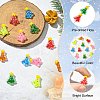 12Pcs 6 Colors Glass Enamel Beads LAMP-CJ0002-67-3