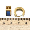 304 Stainless Steel Enamel Hoop Earrings EJEW-K268-20G-04-5