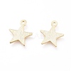 Brass Charms KK-G397-04G-2