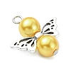 24Pcs 24 Colors Glass Pearl Pendants PALLOY-JF03066-5