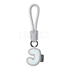 PU Leather Letter Pendant Decoration HJEW-YWC0002-001J-1