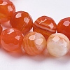 Natural Striped Agate/Banded Agate Beads Strands G-P364-20-8mm-3