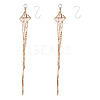 2Pcs Handmade Macrame Polyester Plant Hanger AJEW-HS0001-48-3