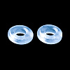 Transparent Glass European Beads GLAA-D009-01B-4