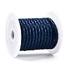 Braided Cowhide Leather Cord NWIR-N005-01M-3mm-2
