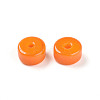 Opaque Solid Color Glass Beads X1-GLAA-N007-6x3mm-A07-2