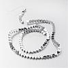 Electroplate Non-magnetic Synthetic Hematite Bead Strands G-F300-23A-01-2