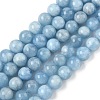 Natural Aquamarine Beads Strands G-D327-C03-8mm-2