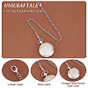 Unicraftale 2Pcs 2 Style Iron Clip Pocket Watch Chain DIY-UN0003-62-5