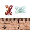 UV Plating Opaque Acrylic Beads OACR-N165-04-3