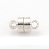 Brass Magnetic Clasps with Loops KK-O134-14S-1