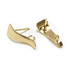 Brass Stud Earring Findings KK-N200-103-1