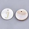 Natural Freshwater Shell Pendants SHEL-N027-04J-1