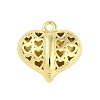 Hollow Brass Pendants for Valentine's Day KK-M289-03I-G-1