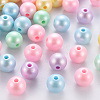 Opaque Acrylic Beads X-MACR-S370-H10mm-1