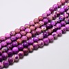 Natural Imperial Jasper Beads Strands G-I122-10mm-07-1