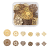 Spritewelry 60Pcs 12 Style Brass Multi-strand Links & Filigree Joiners Links KK-SW0001-05-25