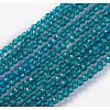 Glass Beads Strands EGLA-E057-02B-10-1