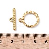 Ion Plating(IP) 304 Stainless Steel Ring Toggle Clasps STAS-A092-09B-G-3