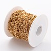 Ion Plating(IP) 304 Stainless Steel Cable Chains CHS-K003-01G-0.6MM-3