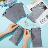 12Pcs Velvet Glasses Storage Drawstring Bag ABAG-BBC0001-16E-3
