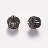Brass Cubic Zirconia Beads ZIRC-F001-183B-B-2