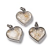 Glass Bottle Pendants G-Z010-02M-1