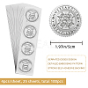 Custom Silver Foil Embossed Picture Sticker DIY-WH0336-007-2