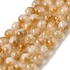 Heated Natural Citrine Beads Strands G-D323-A01-10mm-B-2