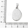 304 Stainless Steel Pendants SA-CBA34D4-03A-P-3