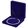 Velvet Pearl Necklace Storage Gift Boxes CON-WH0086-128B-1