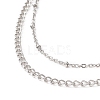 304 Stainless Steel Shoe Decoration Chain FIND-JF00105-3