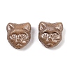 Czech Pressed Glass Beads GLAA-I061-04A-1