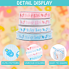   Baby Shower Ornaments Decorations Word Baby Printed Polyester Grosgrain Ribbons OCOR-PH0001-11-4