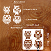 PET Hollow Out Drawing Painting Stencils DIY-WH0391-0244-2