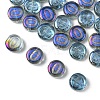 Electroplate Glass Beads EGLA-YW0005-01O-1