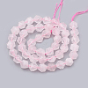 Natural Rose Quartz Beads Strands X-G-S332-6mm-013-3