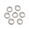 Tarnish Resistant 304 Stainless Steel Open Jump Rings X-STAS-R065-42-1